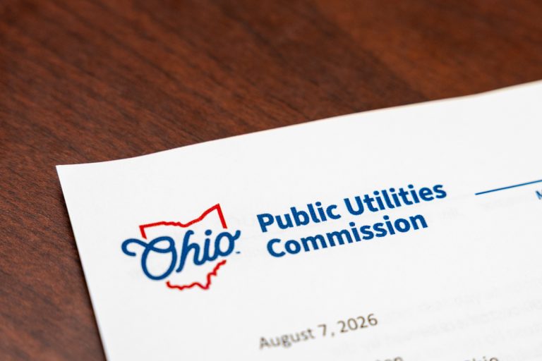 PUCO Letterhead printed on a letter with date August 7, 2026.